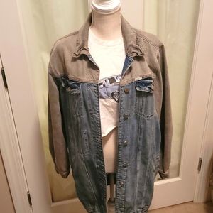 Guess oversized longline denim jacket